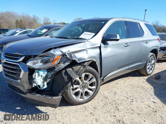 2020 Chevrolet Traverse Premier with VIN 1GNERKKW3LJ128117, listed as a IAAI auction lot 41857067 with 77,700 mi miles and . Bid and sale history available at DreamBid. Image 22.