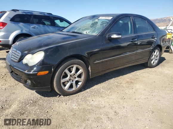 2007 Mercedes-Benz C 350 Sport z VIN WDBRF56H17F854050, wystawiony jako Copart lot #72775334 z przebiegiem 142 960 mil mil oraz Szkoda całkowita • Salvage title. Historia ofert i sprzedaży dostępna na DreamBid. Obrazek 1.