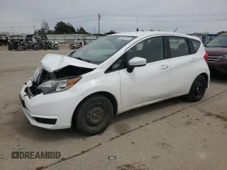 2019 Nissan Note SV with VIN 3N1CE2CP7KL355422, listed as a Copart auction lot 54686145 with 64,989 mi miles and Clean Title. Bid and sale history available at DreamBid. Image 1.