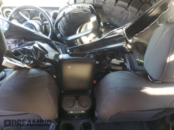 2022 Jeep Wrangler Unlimited Sport with VIN 1C4HJXDG6NW144897, listed as a Copart auction lot 83474284 with Not Provided miles and Salvage Title. Bid and sale history available at DreamBid. Image 8.