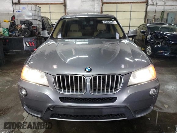 2013 BMW X3 xDrive35i with VIN 5UXWX7C54DL982186, listed as a Copart auction lot 89326175 with 136,622 mi miles and Salvage Title. Bid and sale history available at DreamBid. Image 5.