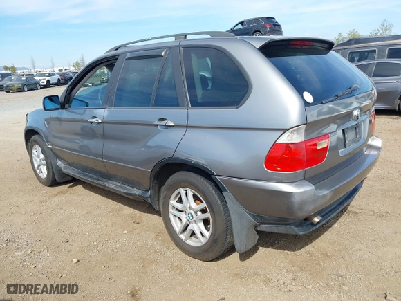 2005 BMW X5 3.0i with VIN 5UXFA13555LY20390, listed as a IAAI auction lot 41903119 with 196,022 mi miles. Bid and sale history available at carsss.com. Image 3.