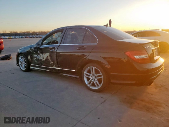 2013 Mercedes-Benz C with VIN WDDGF4HB2DR274561, listed as a Copart auction lot 49276645 with 229,742 mi miles and Clean Title. Bid and sale history available at carsss.com. Image 2.