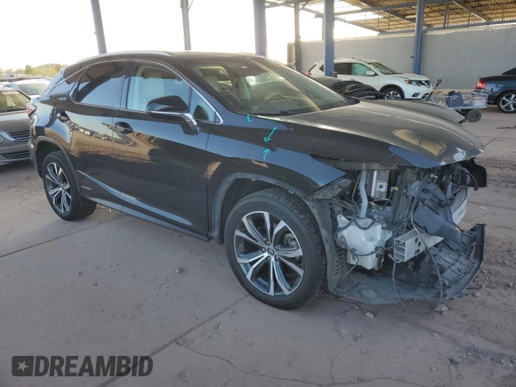 2018 Lexus RX with VIN 2T2BGMCA5JC021168, listed as a Copart auction lot 43938335 with 103,350 mi miles and Salvage Title. Bid and sale history available at carsss.com. Image 4.