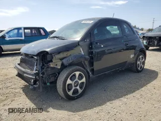 2017 FIAT 500e z VIN 3C3CFFGE5HT524117, wystawiony jako Copart lot #58864585 z przebiegiem 65 393 mil mil oraz Szkoda całkowita • Salvage title. Historia ofert i sprzedaży dostępna na DreamBid. Obrazek 1.