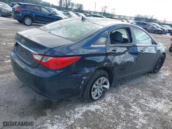 2011 Hyundai Sonata GLS PZEV with VIN 5NPEB4AC3BH212834, listed as a IAAI auction lot 41253992 with 159,026 mi miles. Bid and sale history available at carsss.com. Image 4.