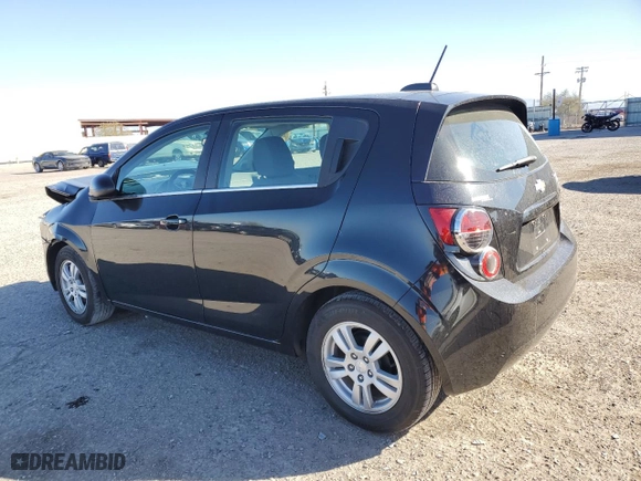 2015 Chevrolet Sonic LT with VIN 1G1JC6SH6F4127167, listed as a Copart auction lot 43568615 with 28,509 mi miles and Salvage Title. Bid and sale history available at carsss.com. Image 2.