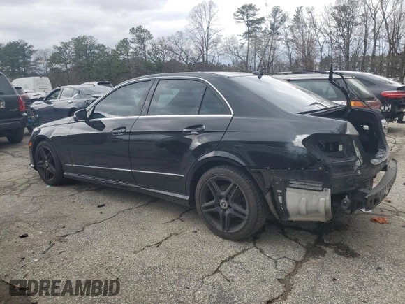 2013 Mercedes-Benz E 350 Luxury with VIN WDDHF5KB0DA719851, listed as a Copart auction lot 46828345 with 114,992 mi miles and Salvage Title. Bid and sale history available at DreamBid. Image 2.