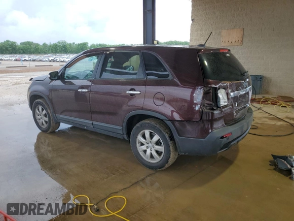 2013 Kia Sorento LX with VIN 5XYKT3A16DG396587, listed as a Copart auction lot 54019075 with 80,051 mi miles and Salvage title. Bid and sale history available at DreamBid. Image 2.