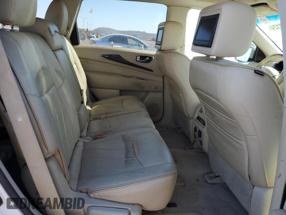 2013 Infiniti JX35 with VIN 5N1AL0MN5DC309903, listed as a Copart auction lot 55463665 with 186,669 mi miles and Clean Title. Bid and sale history available at carsss.com. Image 10.