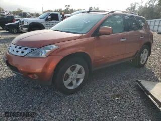 2004 Nissan Murano SL with VIN JN8AZ08WX4W305192, listed as a Copart auction lot 88289615 with 0 mi miles and Salvage Title. Bid and sale history available at carsss.com. Image 1.