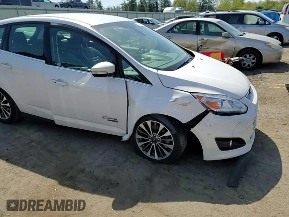 2017 Ford C-Max Energi Titanium with VIN 1FADP5FU1HL106901, listed as a Copart auction lot 51424934 with 0 mi miles. Bid and sale history available at carsss.com. Image 11.