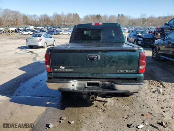2005 Chevrolet Silverado 1500 LS with VIN 2GCEK13T351142625, listed as a Copart auction lot 50159625 with 0 mi miles and Salvage Title. Bid and sale history available at carsss.com. Image 6.