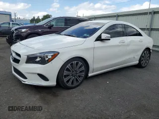 2018 Mercedes-Benz CLA with VIN WDDSJ4GB5JN668648, listed as a Copart auction lot 62578783 with 51,573 mi miles. Bid and sale history available at carsss.com. Image 1.