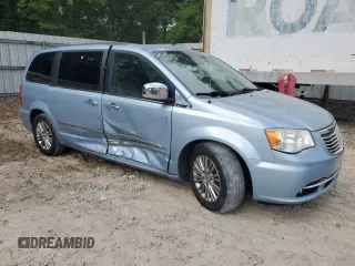 2013 Chrysler Town & Country Touring L with VIN 2C4RC1CG6DR608159, listed as a Copart auction lot 54582165 with 216,369 mi miles and Salvage Title. Bid and sale history available at DreamBid. Image 4.