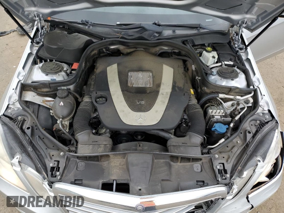 2010 Mercedes-Benz E 350 Luxury with VIN WDDHF5GB6AA101681, listed as a Copart auction lot 57310455 with 141,584 mi miles and Salvage title. Bid and sale history available at DreamBid. Image 11.