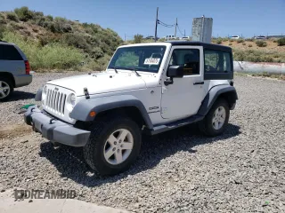 2017 Jeep Wrangler Sport with VIN 1C4AJWAG4HL524410, listed as a Copart auction lot 61104075 with 61,264 mi miles and Salvage title. Bid and sale history available at DreamBid. Image 1.