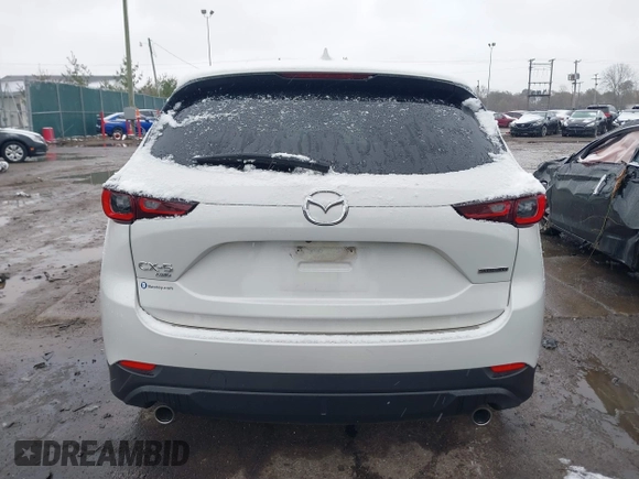 2023 Mazda CX-5 2.5 S Premium Package with VIN JM3KFBDM9P0124382, listed as a IAAI auction lot 40908008 with 25,148 mi miles. Bid and sale history available at carsss.com. Image 16.