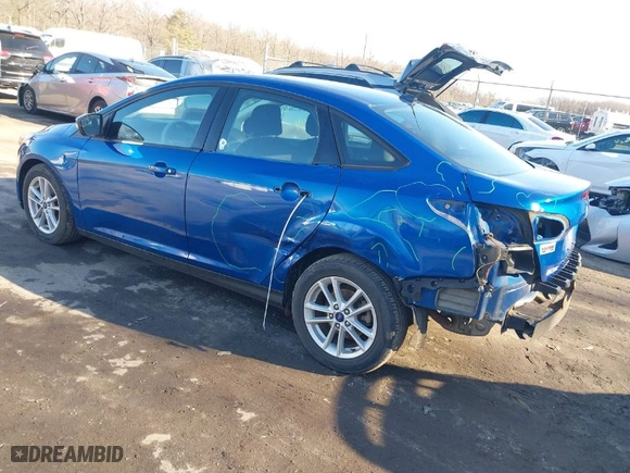 2018 Ford Focus SE with VIN 1FADP3FEXJL202237, listed as a IAAI auction lot 41589240 with 107,395 mi miles. Bid and sale history available at carsss.com. Image 3.