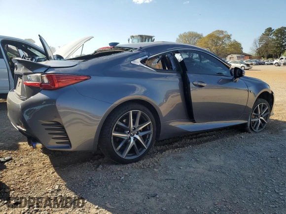 2016 Lexus RC 300 F Sport with VIN JTHSM5BC1G5000747, listed as a Copart auction lot 50856835 with Not provided miles and Salvage title. Bid and sale history available at DreamBid. Image 3.