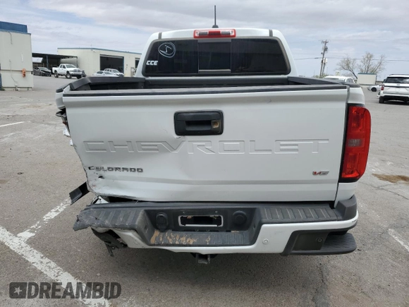 2022 Chevrolet Colorado 2WD Z71 with VIN 1GCGSDEN7N1143761, listed as a Copart auction lot 48074005 with 46,920 mi miles and Salvage title. Bid and sale history available at DreamBid. Image 6.
