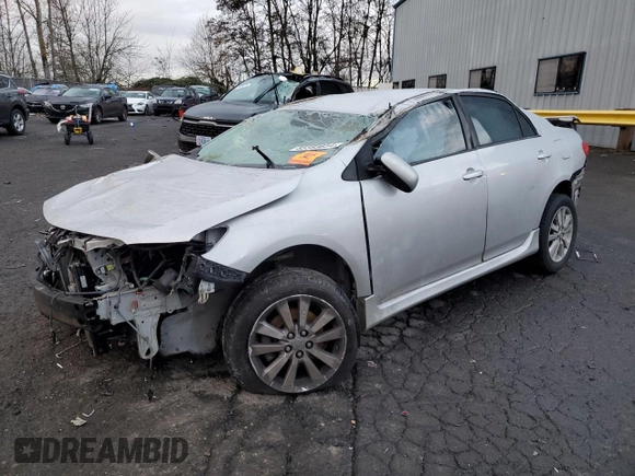 2009 Toyota Corolla with VIN 1NXBU40E29Z108900, listed as a Copart auction lot 85593854 with Not Provided miles and Salvage Title. Bid and sale history available at carsss.com. Image 1.