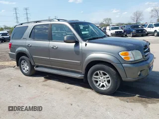 2003 Toyota Sequoia Limited with VIN 5TDBT48AX3S163180, listed as a IAAI auction lot 42129050 with 125,086 mi miles and . Bid and sale history available at DreamBid. Image 1.