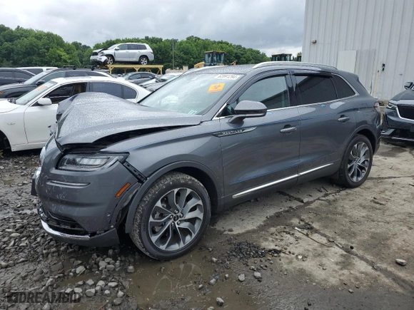 2022 Lincoln Nautilus Reserve with VIN 2LMPJ8KP9NBL02817, listed as a Copart auction lot 62891294 with 19,962 mi miles and Salvage Title. Bid and sale history available at carsss.com. Image 1.