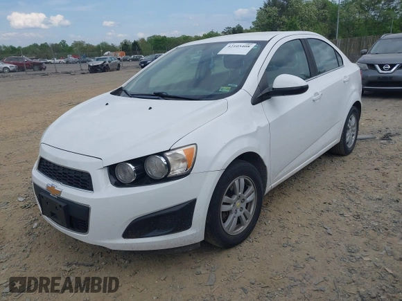 2014 Chevrolet Sonic LT with VIN 1G1JC5SH2E4162166, listed as a IAAI auction lot 42105408 with 122,854 mi miles and . Bid and sale history available at DreamBid. Image 2.