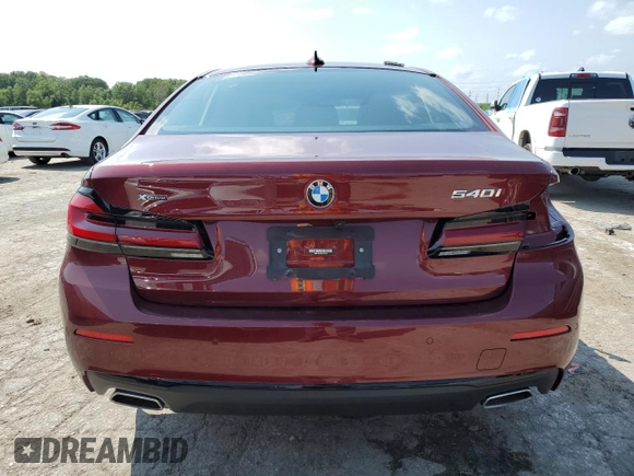 2023 BMW 5 Series 540i xDrive with VIN WBA73BJ08PCL79738, listed as a Copart auction lot 65047344 with 16,280 mi miles and Non Repairable. Bid and sale history available at carsss.com. Image 6.