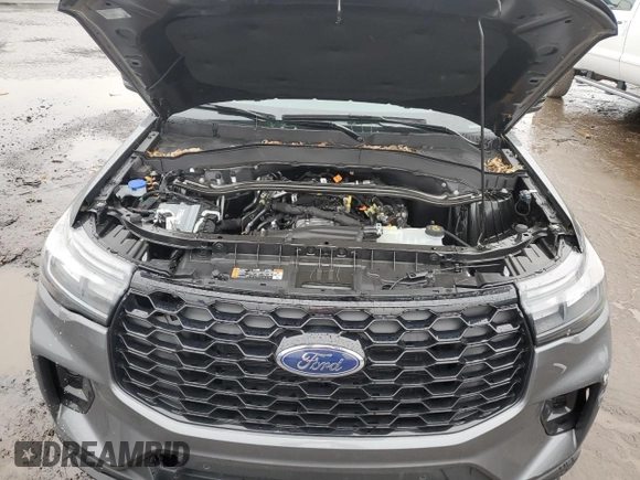 2025 Ford Explorer ST-Line with VIN 1FMUK8KH0SGA05900, listed as a Copart auction lot 86958044 with 1,802 mi miles and Non Repairable. Bid and sale history available at carsss.com. Image 14.