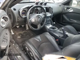2013 Nissan 370Z with VIN JN1AZ4EH6DM880252, listed as a Copart auction lot 70528464 with 63,111 mi miles and Salvage Title. Bid and sale history available at carsss.com. Image 8.