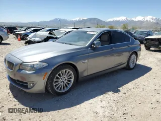 2011 BMW 5 Series 535i xDrive with VIN WBAFU7C5XBC878905, listed as a Copart auction lot 53102845 with 121,616 mi miles and Salvage Title. Bid and sale history available at carsss.com. Image 1.