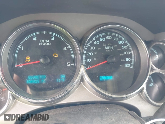 2012 Chevrolet Silverado 1500 LT with VIN 1GCRKSE77CZ197333, listed as a IAAI auction lot 42081096 with 104,928 mi miles and . Bid and sale history available at DreamBid. Image 7.
