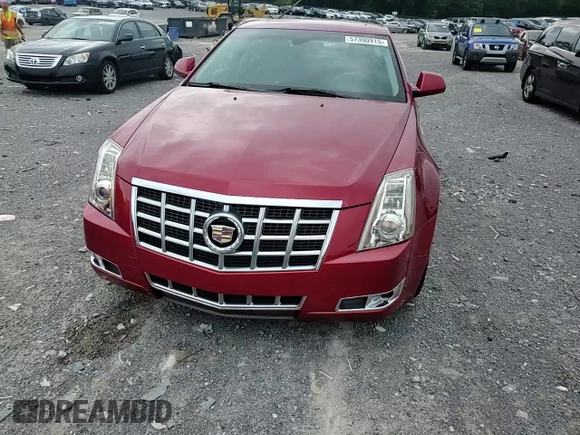 2013 Cadillac CTS Premium with VIN 1G6DS5E37D0103887, listed as a Copart auction lot 57390915 with 104,415 mi miles and Salvage title. Bid and sale history available at DreamBid. Image 14.