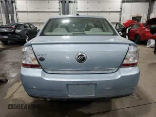 2008 Mercury Sable with VIN 1MEHM40W08G608525, listed as a Copart auction lot 41469845 with 31,056 mi miles and Salvage title. Bid and sale history available at DreamBid. Image 6.