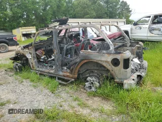2021 Jeep Wrangler Unlimited Rubicon with VIN 1C4JJXFM3MW607999, listed as a Copart auction lot 49765454 with 0 mi miles and Salvage Title. Bid and sale history available at carsss.com. Image 2.
