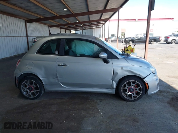 2012 FIAT 500 Sport with VIN 3C3CFFBR5CT357745, listed as a IAAI auction lot 42575343 with 152,112 mi miles and . Bid and sale history available at DreamBid. Image 13.