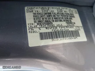 2012 Nissan Versa S with VIN 3N1BC1CP2CK804329, listed as a IAAI auction lot 39366678 with 167,539 mi miles. Bid and sale history available at carsss.com. Image 9.