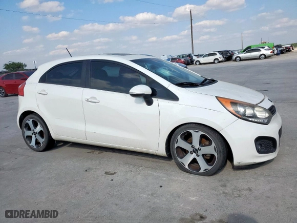 2014 Kia Rio SX with VIN KNADN5A31E6350294, listed as a Copart auction lot 53461065 with 131,797 mi miles and Clean Title. Bid and sale history available at carsss.com. Image 4.