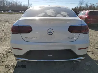2021 Mercedes-Benz GLC with VIN W1N0J8EB4MF892643, listed as a Copart auction lot 82924654 with 25,270 mi miles and Salvage Title. Bid and sale history available at carsss.com. Image 6.