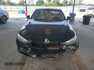 2015 BMW 3 Series 328i with VIN WBA3A5G51FNS87379, listed as a Copart auction lot 57752165 with 56,802 mi miles and Salvage title. Bid and sale history available at DreamBid. Image 5.