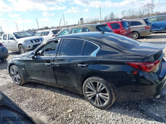 2018 Infiniti Q50 3.0t SPORT with VIN JN1EV7AR1JM442294, listed as a IAAI auction lot 41408602 with 52,355 mi miles. Bid and sale history available at carsss.com. Image 15.