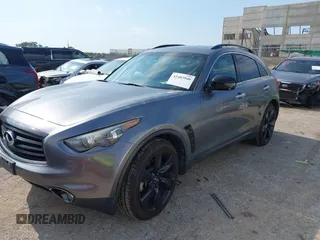 2016 Infiniti QX70 with VIN JN8CS1MU2GM130315, listed as a IAAI auction lot 42483940 with 110,842 mi miles and . Bid and sale history available at DreamBid. Image 2.