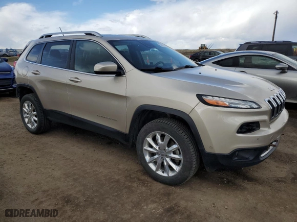 2014 Jeep Cherokee Limited with VIN 1C4PJMDS7EW304901, listed as a Copart auction lot 52597755 with 129,837 mi miles and Salvage Title. Bid and sale history available at carsss.com. Image 4.