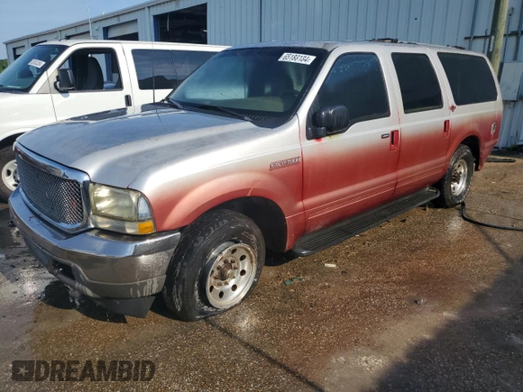 2002 Ford Excursion Special Serv z VIN 1FMNU40L92EA53356, wystawiony jako Copart lot #65188184 z przebiegiem 245 397 mil mil oraz Szkoda całkowita • Salvage title. Historia ofert i sprzedaży dostępna na DreamBid. Obrazek 1.