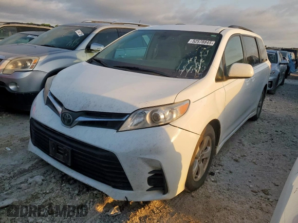 2020 Toyota Sienna LE Auto Access Seat with VIN 5TDKZ3DC8LS044141, listed as a Copart auction lot 52578845 with 248,992 mi miles and Clean Title. Bid and sale history available at carsss.com. Image 1.