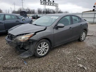 2012 Mazda Mazda3 i Touring with VIN JM1BL1VF8C1501154, listed as a Copart auction lot 44345155 with 170,525 mi miles and Salvage Title. Bid and sale history available at carsss.com. Image 1.