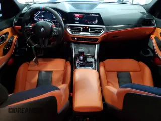 2022 BMW M3 Competition xDrive with VIN WBS43AY03NFM31044, listed as a Copart auction lot 84862834 with 19,417 mi miles and Salvage title. Bid and sale history available at DreamBid. Image 8.