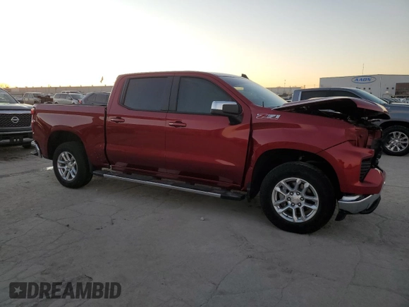 2023 Chevrolet Silverado 1500 LT with VIN 1GCUDDED9PZ213530, listed as a Copart auction lot 89112335 with 42,138 mi miles and Salvage Title. Bid and sale history available at carsss.com. Image 4.